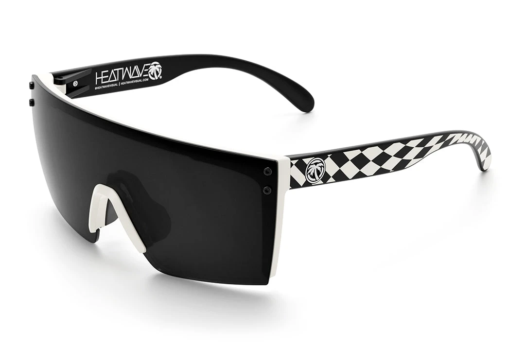 Lazer Face Sunglasses: White Frame Check M8 Customs