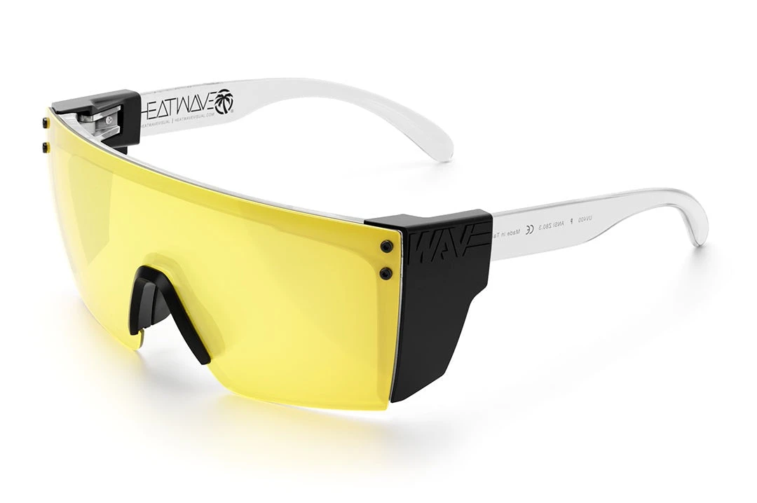 Lazer Face Glasses: HI-VIS YELLOW Z87 - Image 6