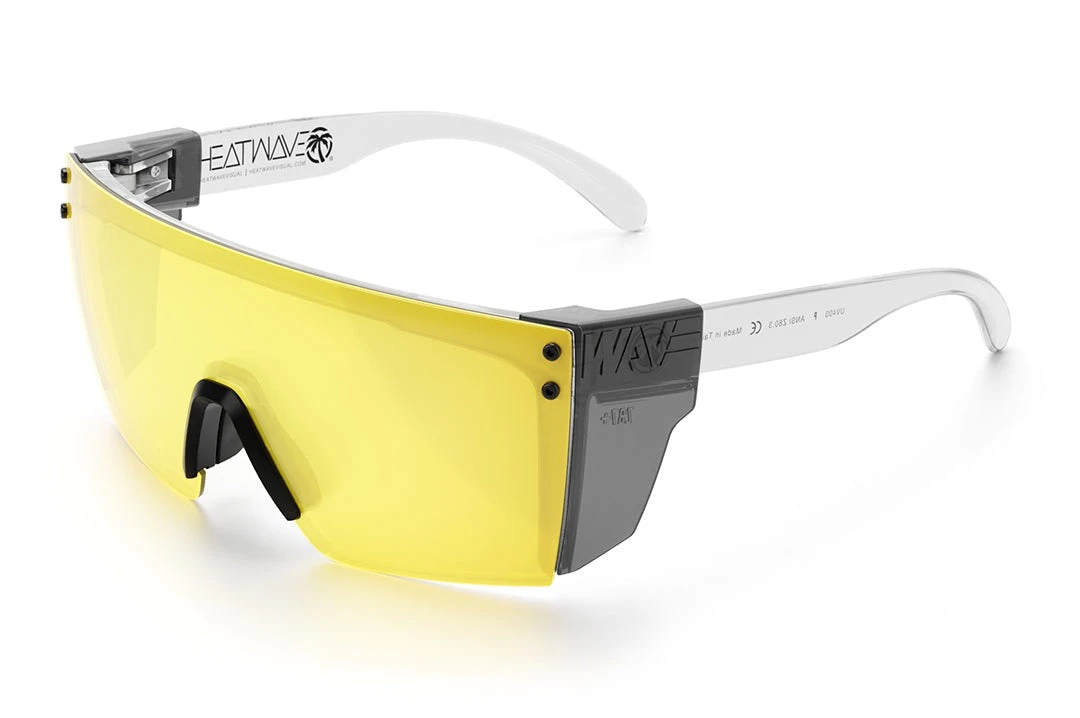 Lazer Face Glasses: HI-VIS YELLOW Z87 - Image 7