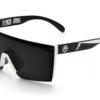 Lazer Face Sunglasses: White Frame Rusty Butcher Customs