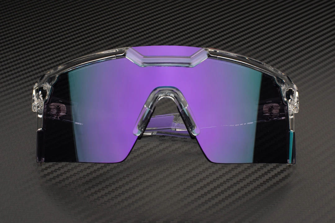 Future Tech Sunglasses: Vapor Clear Frame Ultra Violet Lens Z87+ - Image 3