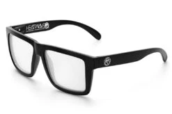 XL VISE Z87 Sunglasses Black Frame: Clear Lens