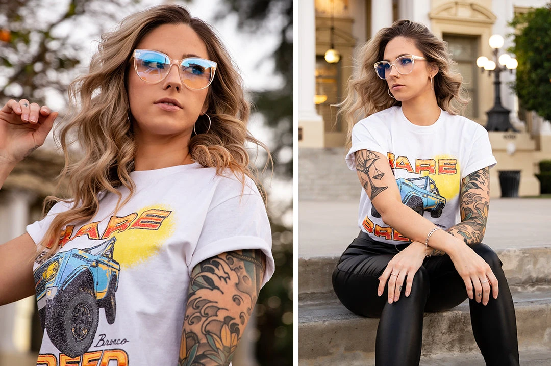 Carat Sunglasses: Clear Sparkle - Image 2