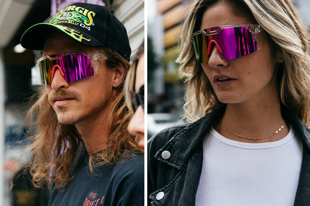 Future Tech Sunglasses: Vapor Clear Frame Spectrum Lens Z87+ - Image 4