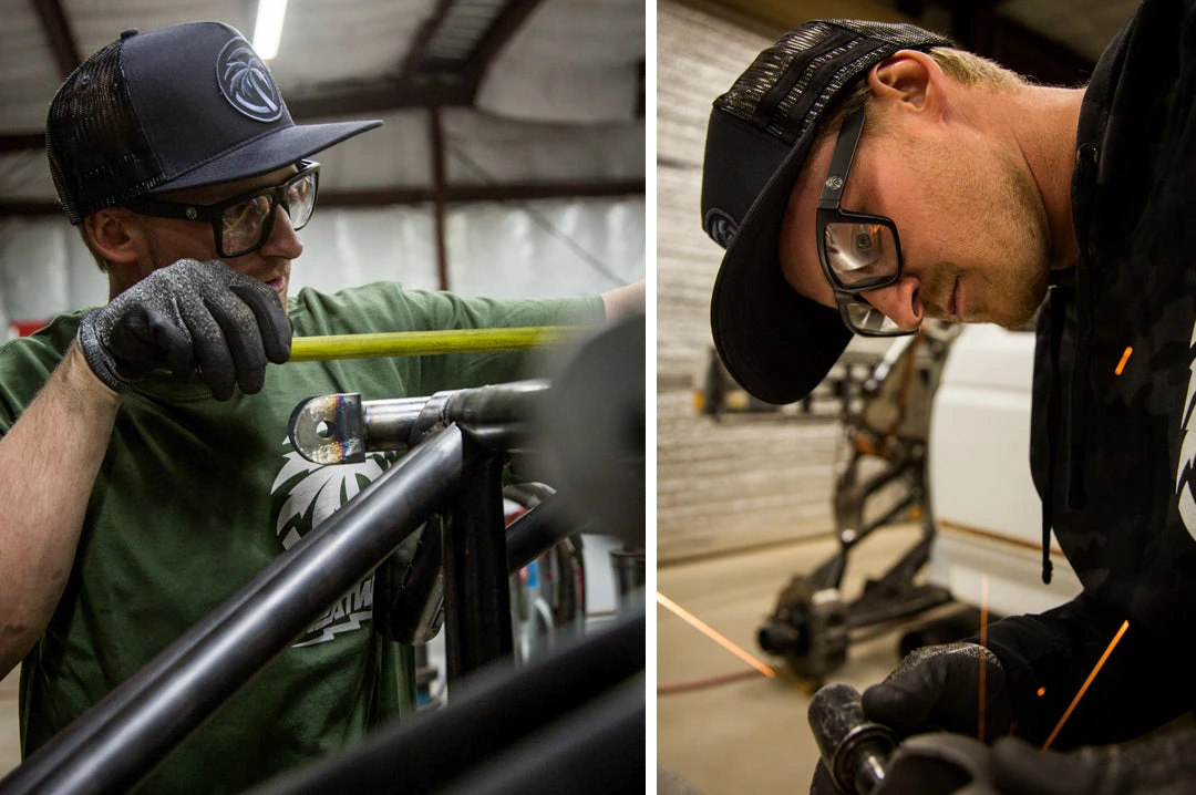 VISE Z87 Sunglasses Black Frame: Clear Lens - Image 5